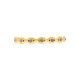 Bracelete Olho Grego Dourado com Azul 66mm