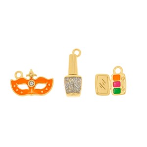 Conjunto Pingentes Carnaval Ouro