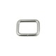 Argola para Bolsa Quadrada Níquel 20mm