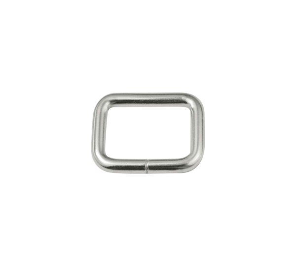 Argola para Bolsa Quadrada Níquel 20mm