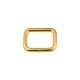 Argola para Bolsa Quadrada Ouro 20mm
