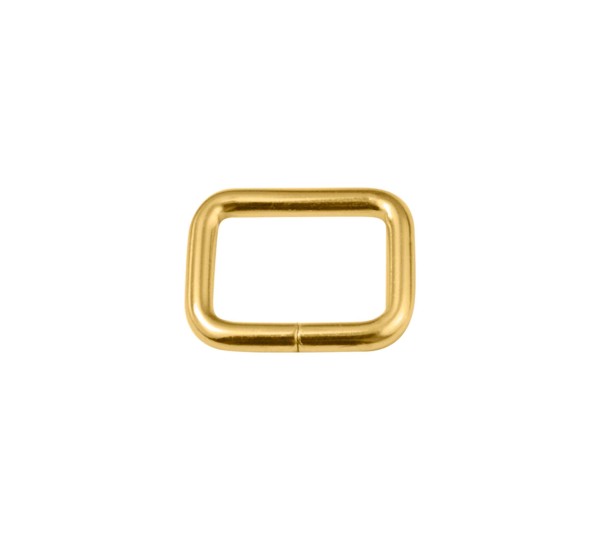 Argola para Bolsa Quadrada Ouro 20mm