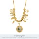 Conjunto Pingentes Patuá Ouro