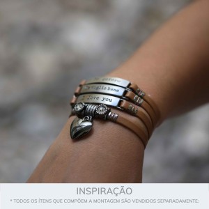 Argola de Chapa Vazada Grafite 5mm