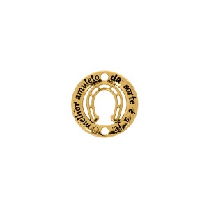 Pingente Ferradura Ouro 20mm