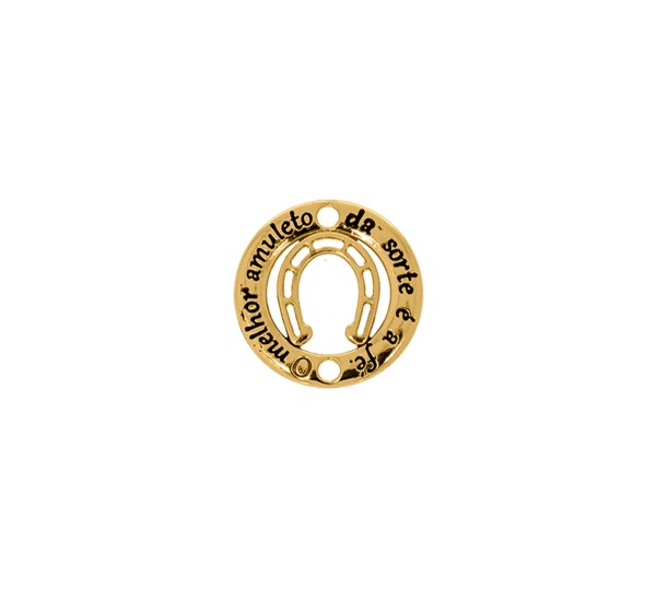 Pingente Ferradura Ouro 20mm
