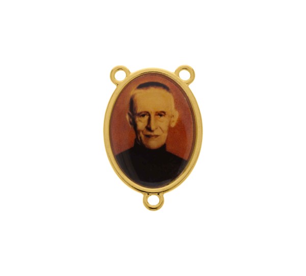 Entremeio Terço Padre Reus Ouro 30mm