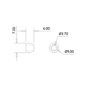 Passador Níquel 6mm