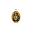 Pingente Nossa Senhora das Dores Ouro 23mm