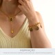 Pingente Nossa Senhora das Dores Ouro 23mm