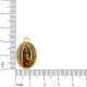 Pingente Nossa Senhora de Guadalupe Ouro 23mm