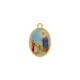 Pingente Nossa Senhora de Caravaggio Ouro 23mm