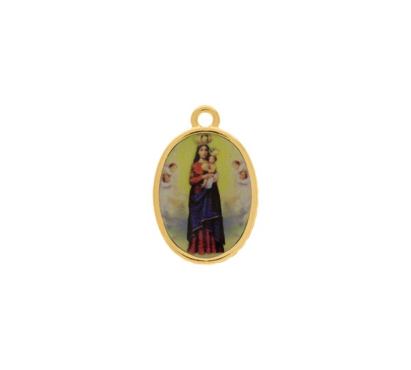 Pingente Nossa Senhora de Nazaré Ouro 23mm