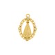 Pingente Nossa Senhora Aparecida Ouro 32mm