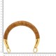 Alça para Bolsa Caramelo com Ponteira Ouro 140mm