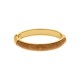 Bracelete Dourado com Caramelo Mesclado 68mm