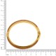 Bracelete Dourado com Caramelo Mesclado 68mm