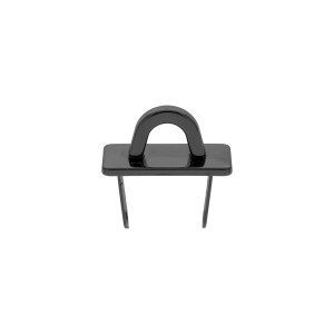 Enfeite para Bolsa Grafite com Garra 27mm