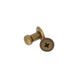 Carrapeta com Parafuso Ouro Velho 10mm