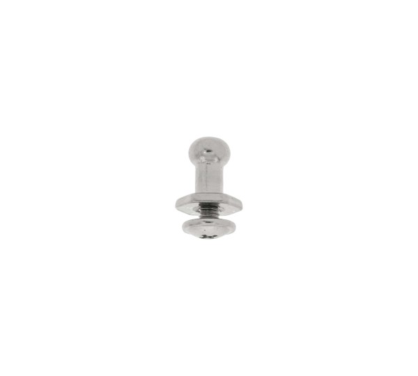 Carrapeta com Parafuso Níquel 10mm