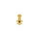 Carrapeta com Parafuso Ouro 10mm