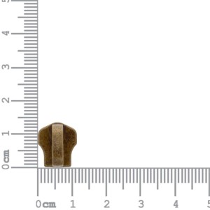 Cursor Zíper Metal Ouro Velho 5mm