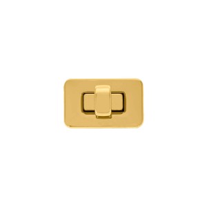 Fecho Bolsa Retangular Ouro 31mm