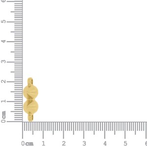 Passador Spike Duplo Ouro 23mm