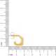 Brinco Estelar Ouro 15mm
