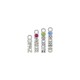 Conjunto Pingentes Desejos Níquel com Strass Colorido