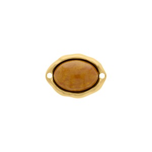 Pingente Ouro com Caramelo Mesclado 30mm