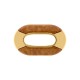 Passador Dourado com Caramelo Mesclado 58mm
