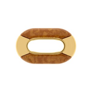 Passador Dourado com Caramelo Mesclado 58mm