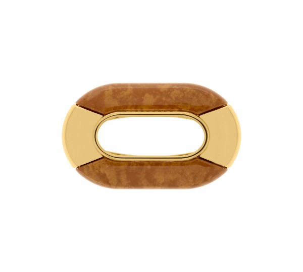 Passador Dourado com Caramelo Mesclado 58mm