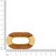 Passador Dourado com Caramelo Mesclado 58mm