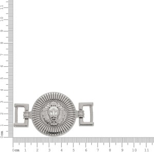 Passa Tira de Leão Níquel 62mm
