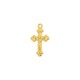 Pingente Crucifixo Jesus Crucificado Ouro 20mm
