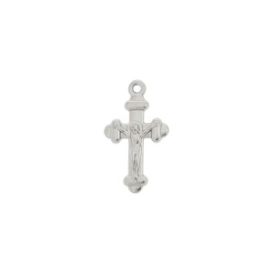 Pingente Crucifixo Jesus Crucificado Níquel 20mm