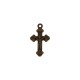 Pingente Crucifixo Jesus Crucificado Ouro Velho 20mm