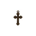 Pingente Crucifixo Jesus Crucificado Ouro Velho 20mm