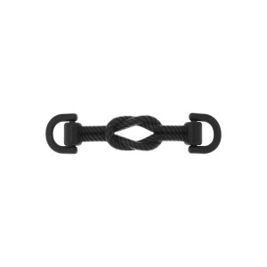 Bridão Corda Preto Fosco 63mm