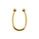 Entresseio Oval Ouro 44mm