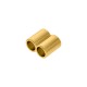 Tubo Duplo Ouro 15mm