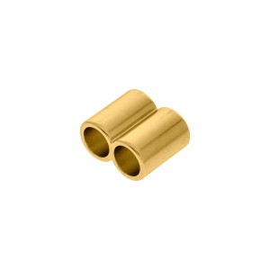 Tubo Duplo Ouro 15mm