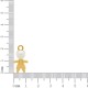 Pingente Menino Ouro com Pérola 23mm