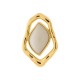 Entresseio Orgânico Dourado com Perolizado 60mm