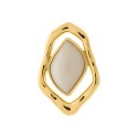 Entresseio Orgânico Dourado com Perolizado 60mm