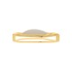 Entresseio Orgânico Dourado com Perolizado 60mm