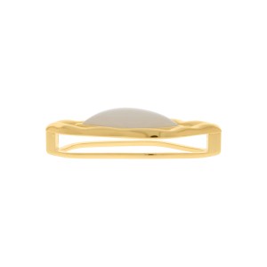 Entresseio Orgânico Dourado com Perolizado 60mm