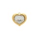 Pingente Coração Precioso Ouro com Strass 30MM